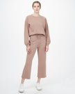 French Terry Wide Leg Sweatpant