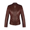Valkyrie Burgundy Leather Jacket