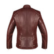 Valkyrie Burgundy Leather Jacket