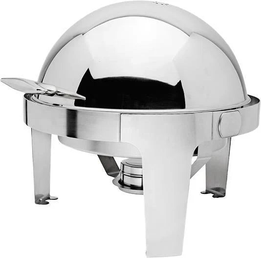 Browne - Rondo Round Chafer, w/Roll Top Cover, 7qt/6.6L, 22.5x20