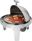Browne - Rondo Round Chafer, w/Roll Top Cover, 7qt/6.6L, 22.5x20