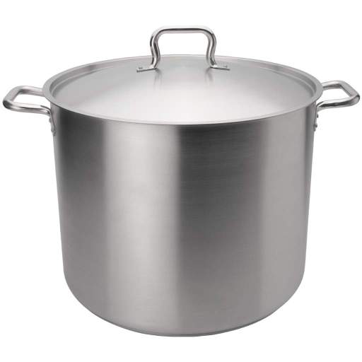 Browne - ELEMENTS Stock Pot, w/Cover, 60qt/56.75L, 17.7x14.4