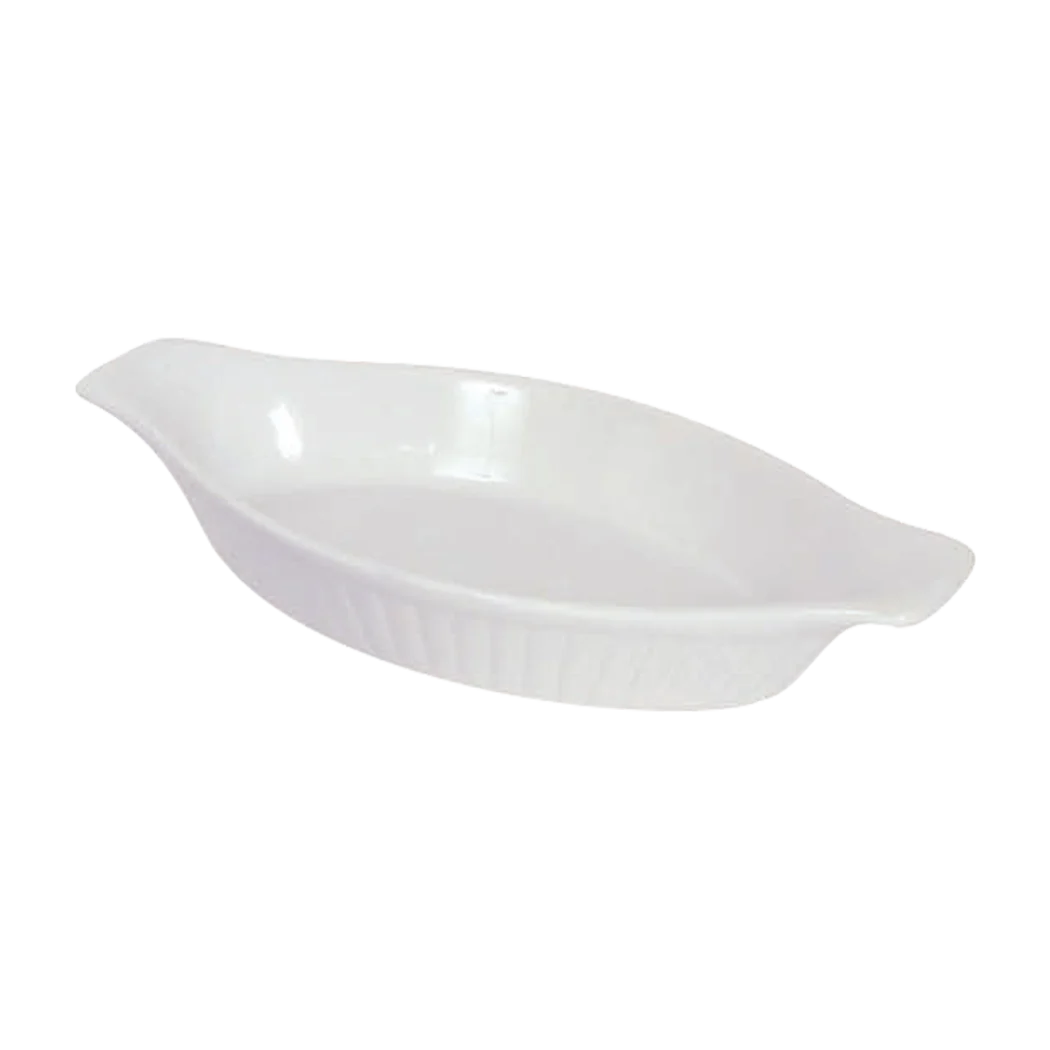 Browne - Lasagna Baker, Ribbed with smooth trim, 16oz/473ml, 11.5x5.8x1.8