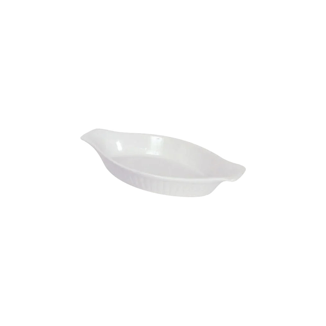 Browne - Lasagna Baker, Ribbed with smooth trim, 8oz/236ml, 9.5x4.5x4.3