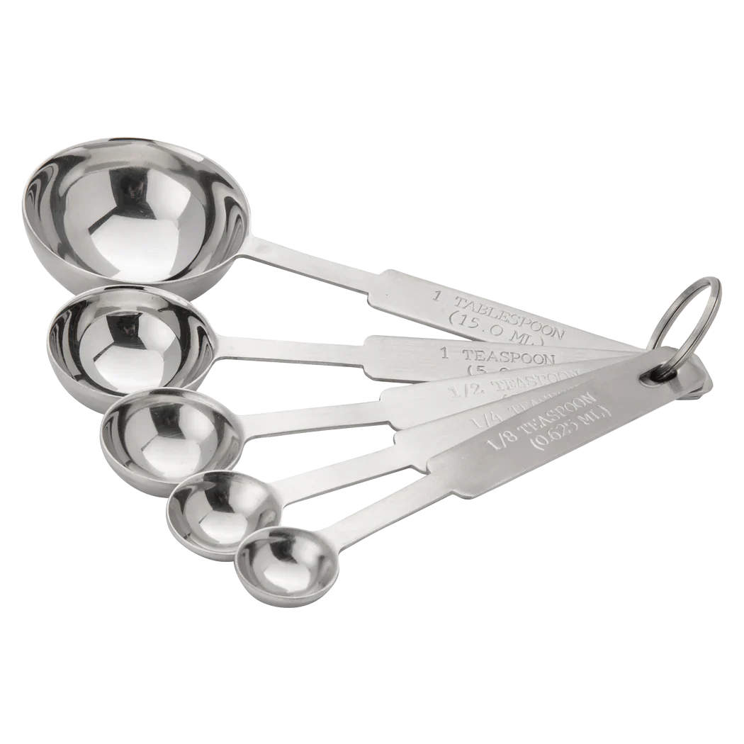 Browne - Ensemble de cuillères à mesurer, 5 pièces, acier inoxydable, 18/8