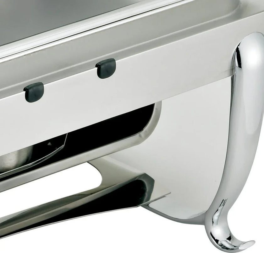 Browne - OCTAVE Rectangular Chafer, Full Size, Dripless, w/Roll top cover, 9qt/8.5L, 26.5x21.5x16