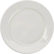 Browne - Assiette à dessert PALM, 18,1 cm (7,125 po), bord large, porcelaine, blanc