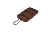 Browne - Serving Board, Rectanagle, 3 Sections, SS Handle, 12x7