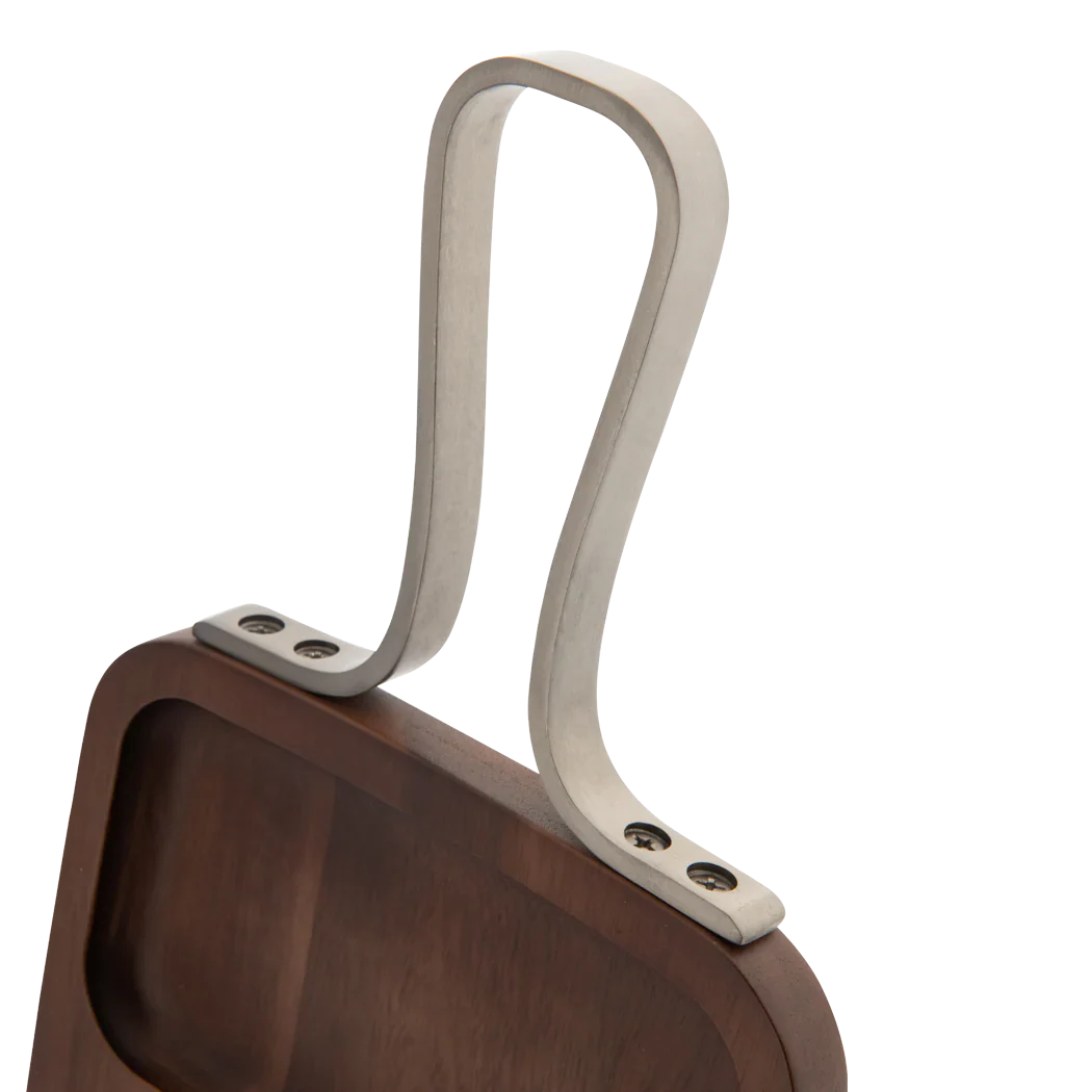 Browne - Serving Board, Rectanagle, 3 Sections, SS Handle, 12x7