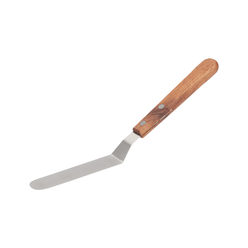Brown - Spatule, décalée, 11,4 x 1,9 cm, lame en acier inoxydable 18/8 de 8,9 cm