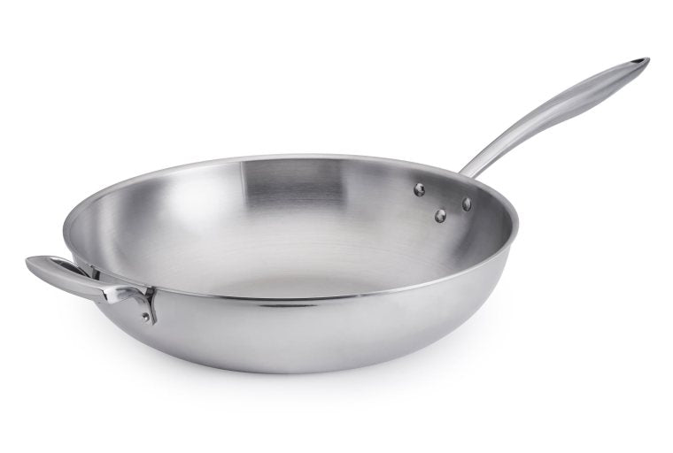 Browne - THERMALLOY Tri-ply Wok, 9qt/8.5L, 14x3.5