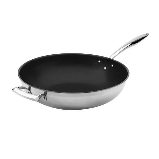 Browne - THERMALLOY Tri-ply Wok, w/Excal. 9qt/8.5L, 14x3.5