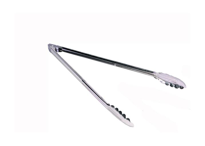 Browne - Utility Tongs, Scalloped Edges, 9.5