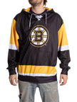 Boston Bruins Hockey Lace Hoodie