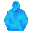 Brushed fleece Blue Premium Hoodie Whale print