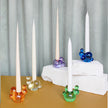 Bubble Crystal Glass Candle Holder - Lovely Green Decorative Sculpture