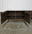 Buffet Scandinave en bois d'acacia brun foncé
