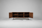 Buffet style Mid-Century en bois D'Acacia