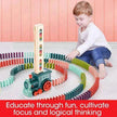 Building Blocks Train Toy Baby Car Puzzle Automatic Release