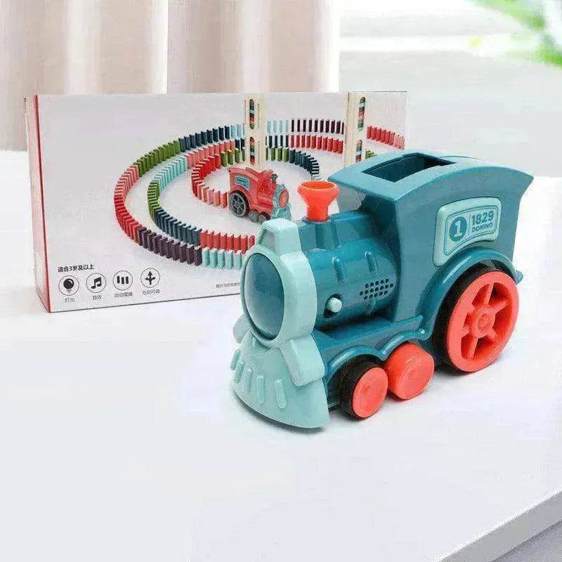 Building Blocks Train Toy Baby Car Puzzle Automatic Release