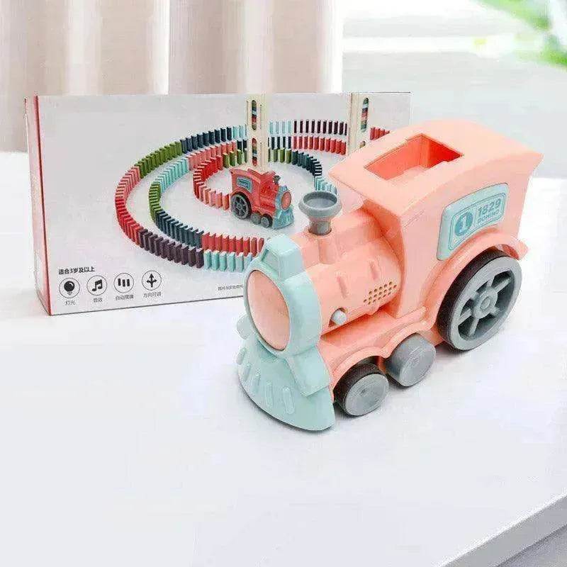 Building Blocks Train Toy Baby Car Puzzle Automatic Release