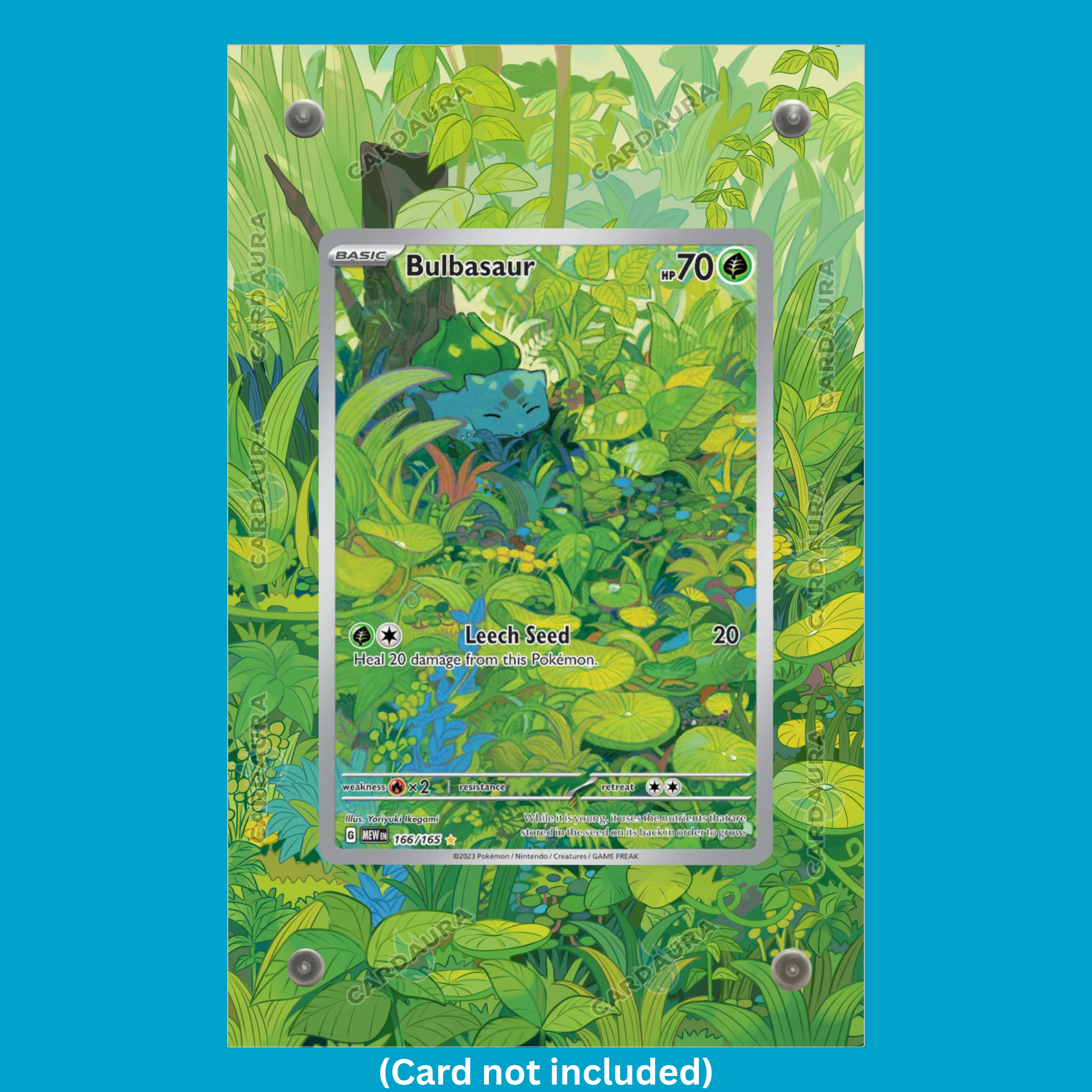 Bulbasaur 166/165 151 (Ungraded) Display Case