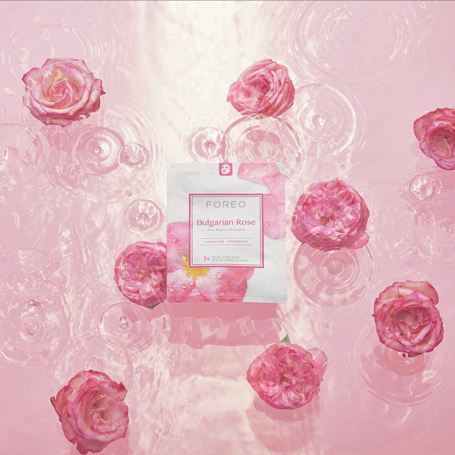 FOREO Bulgarian Rose Sheet Mask (3x)