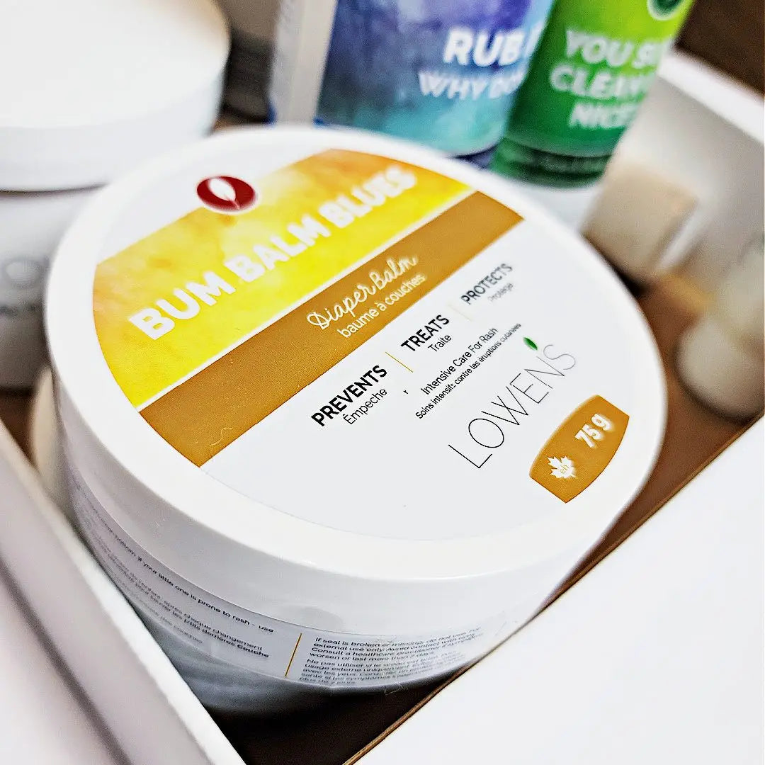 Lowen's Award Winning Bum Balm Blues - Natural Diaper Balm
