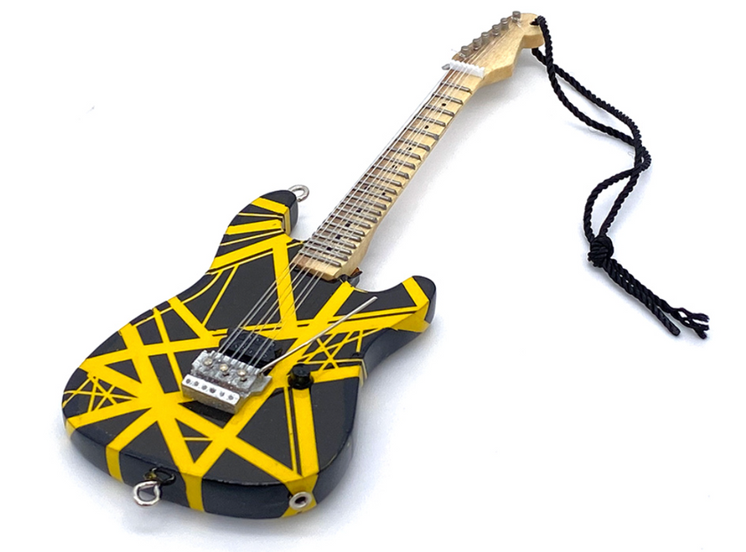 EVH Bumblebee Guitar Holiday Ornament - 6