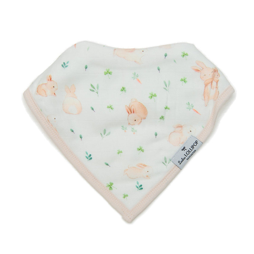 Bandana Bib Set - 2 Pack - Bunny Meadow