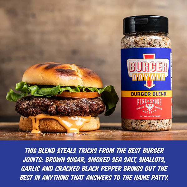 Fire & Smoke Society Burger Royal Seasoning