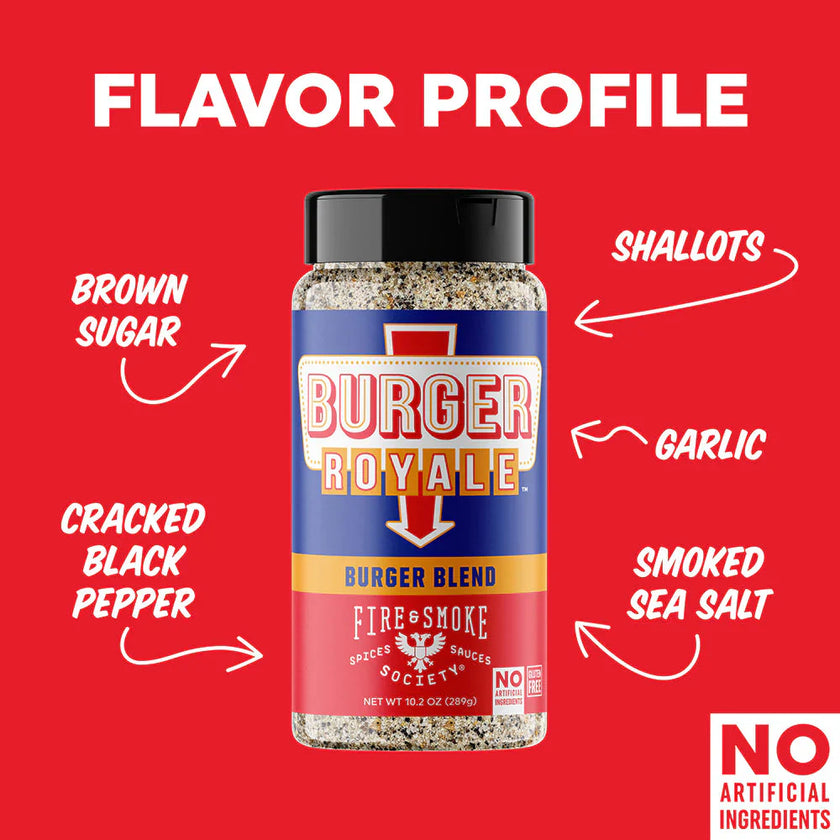 Fire & Smoke Society Burger Royal Seasoning