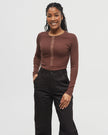 Rib Snap Placket Henley