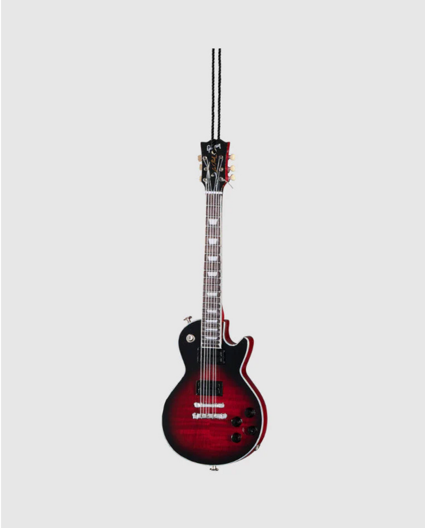 Slash Vermillion Burst Guitar Holiday Ornament 6