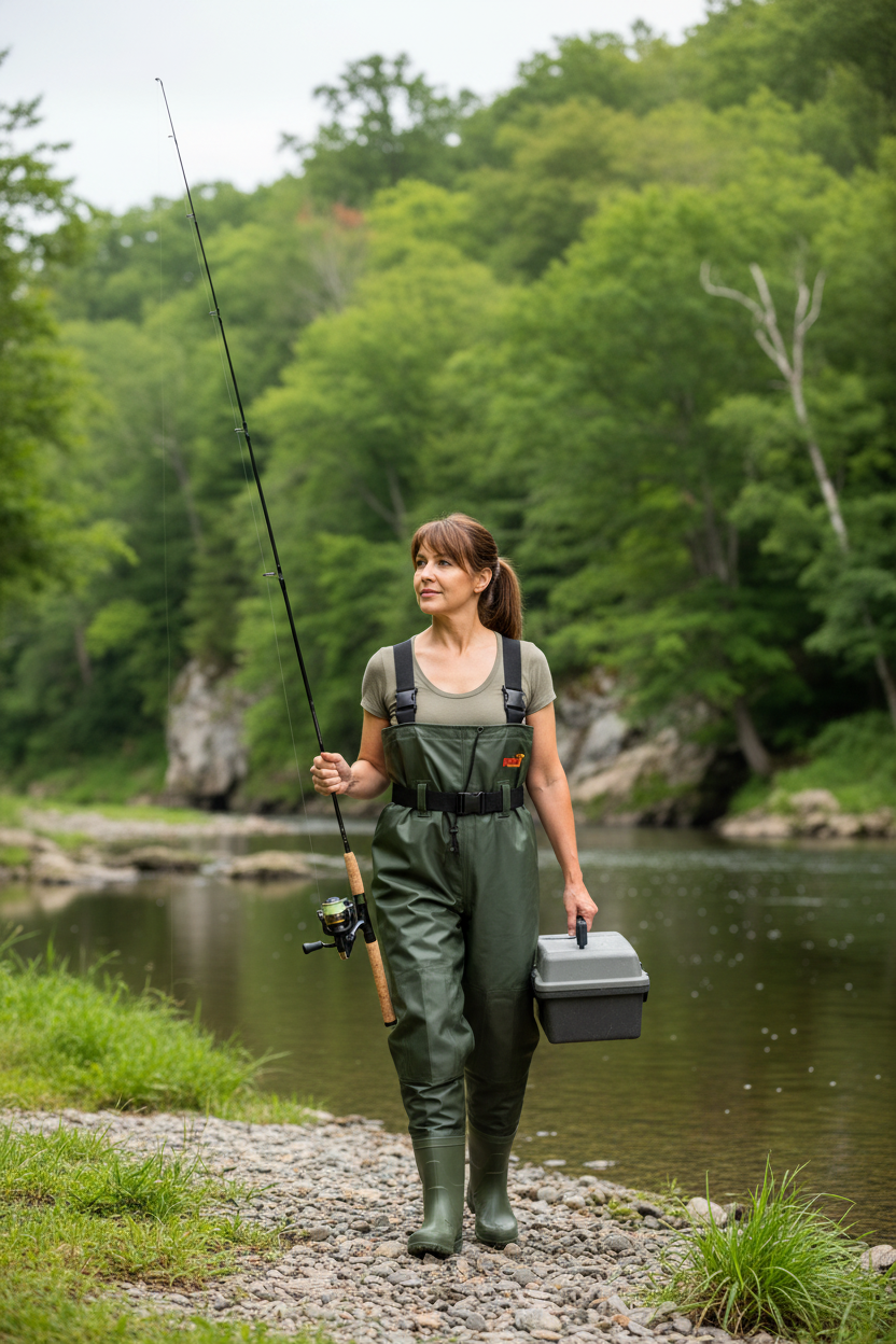 Bushline Outdoors Unisex PVC Chest Waders