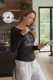 But First Coffee Rhinestone Shirt – Coffee Lover Sparkle Bling Tee | Blingdazzel
