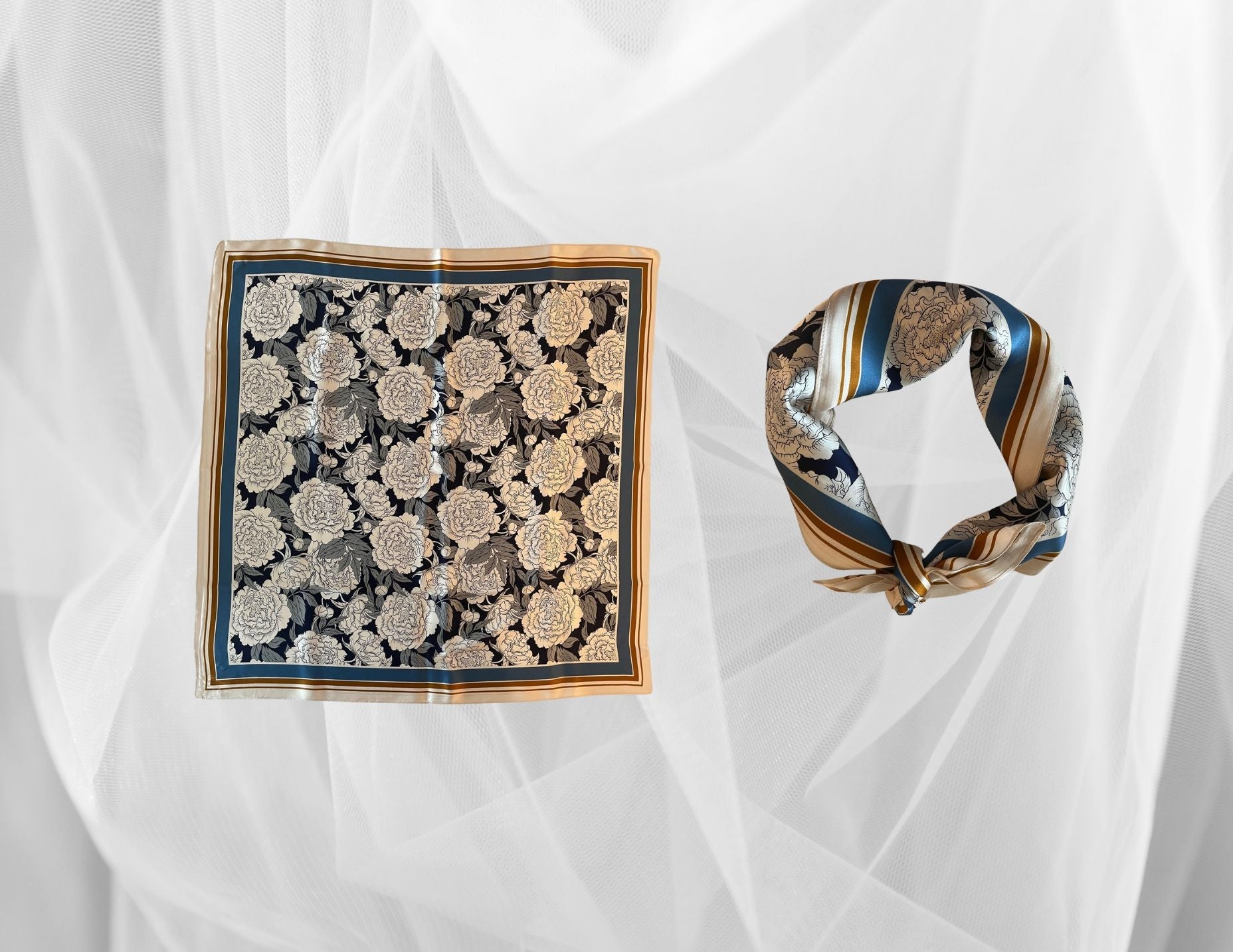 Forsters Finery Mulberry Silk Scarves. 26x26 inches Square