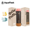 AquaFlask (22oz) Colorwave Flip Sip Insulated Water Bottle Double Wall Stainless Steel Hot & Cold