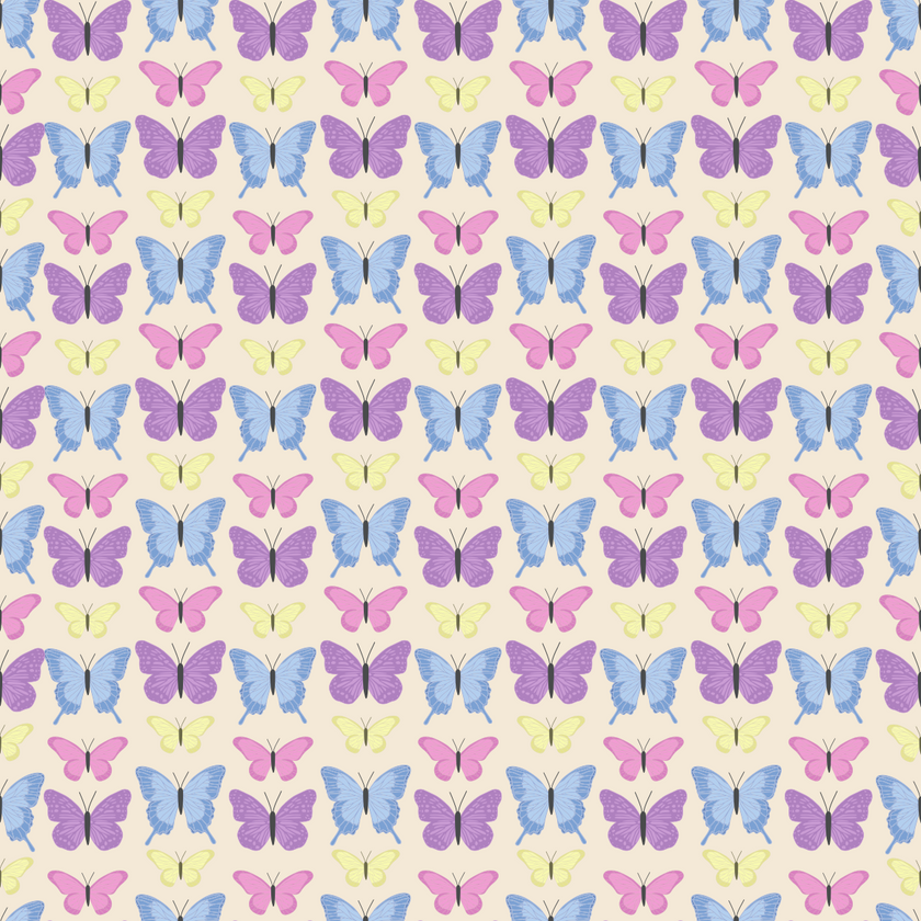 Bellora Butterfly Prints Adhesive Vinyl