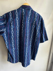 Vintage Men’s Blue Western Wrangler Shirt | Size Large