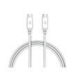 Câble Rockstone  USB-C vers USB-C  100 W  1 mètre - Blanc