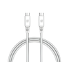Câble Rockstone  USB-C vers USB-C  100 W  1 mètre - Blanc