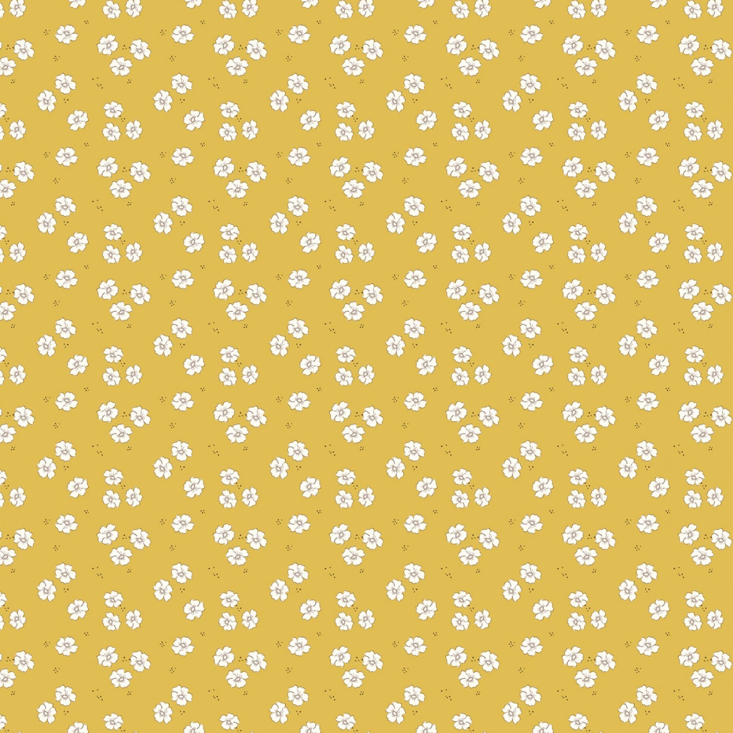 Riley Blake -  Bloomberry - Flower Bed - Yellow