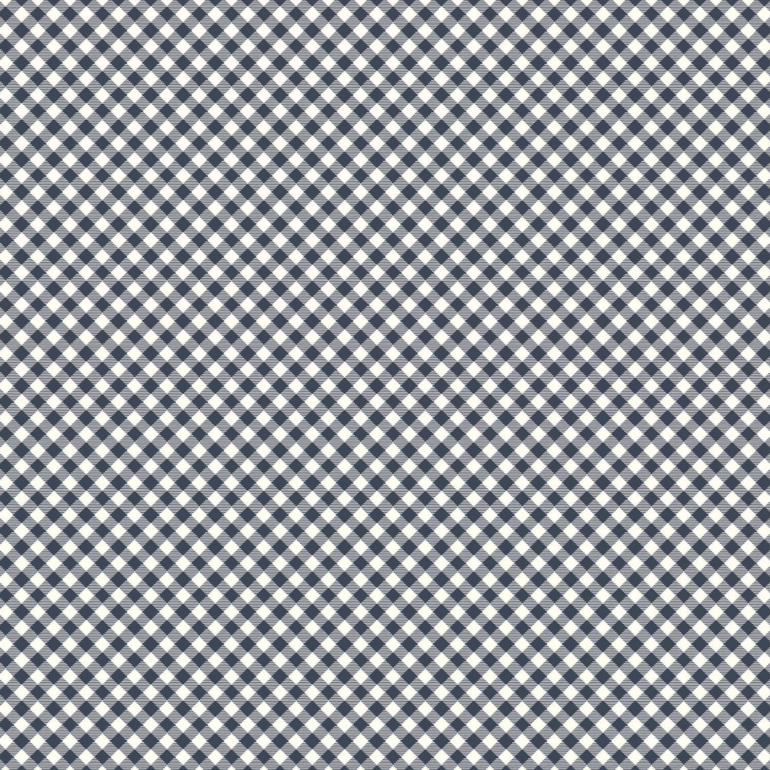 Riley Blake -  Bloomberry - Gingham - Midnight