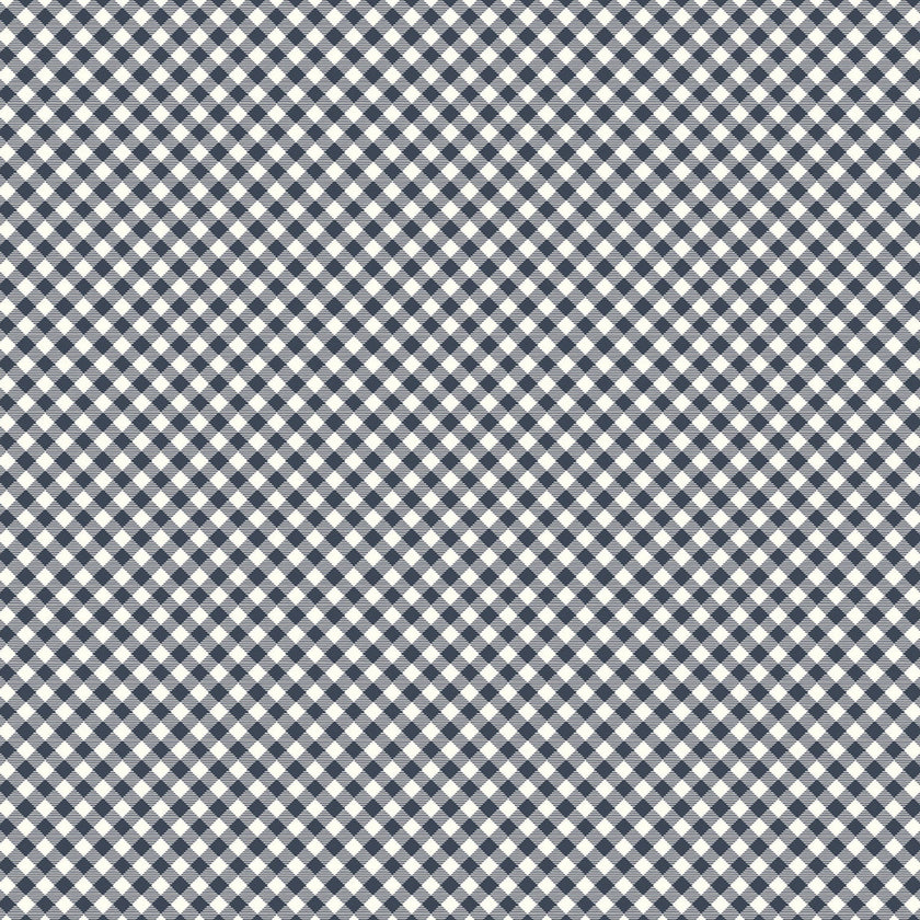 Riley Blake -  Bloomberry - Gingham - Midnight