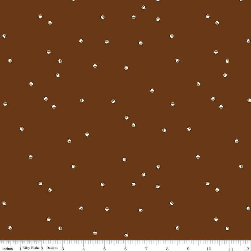 Riley Blake - Let's Wander - Bobbers Brown - C16885-BROWN
