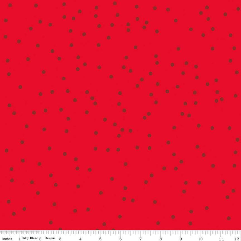 Riley Blake - On the Dot - Cardinals