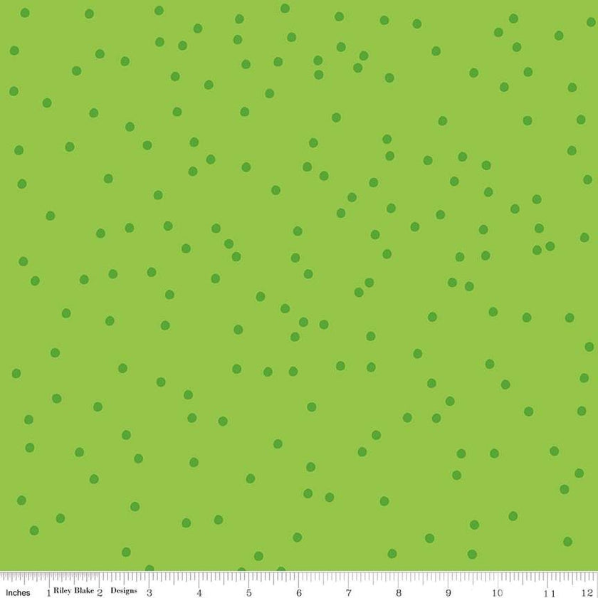 Riley Blake - On the Dot - Kiwi