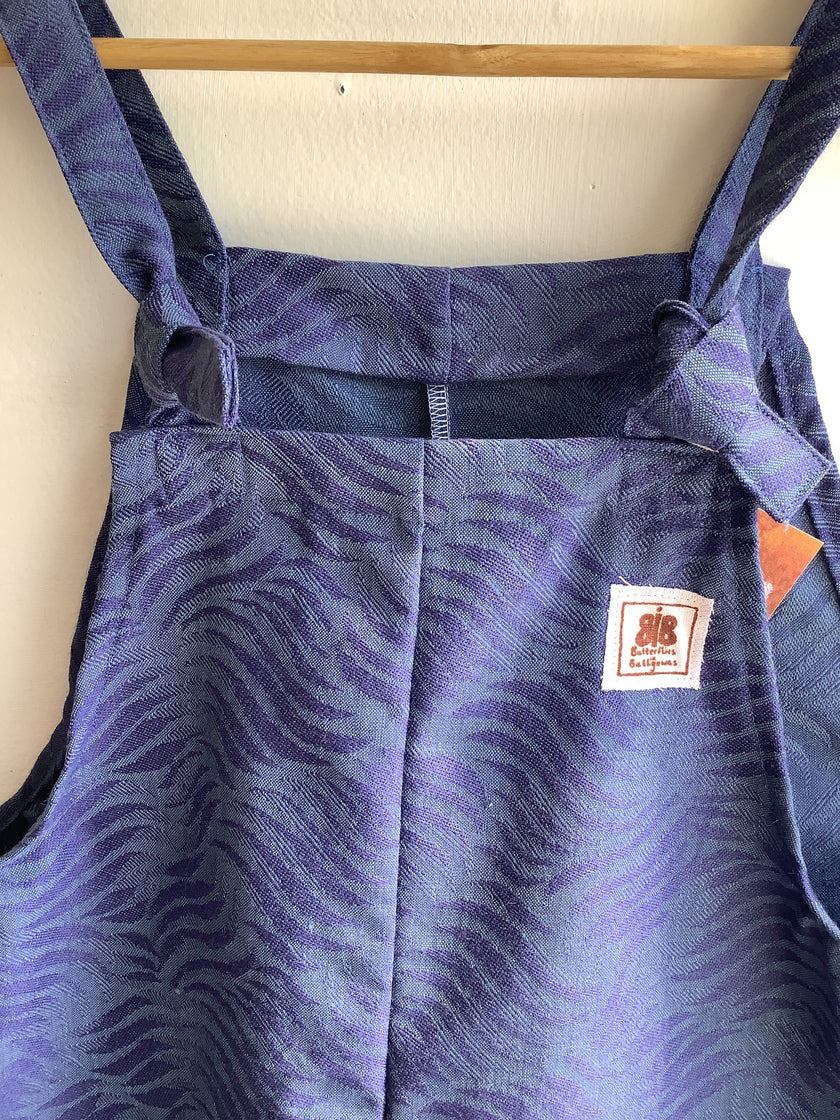 Butterflies in Ballgowns Blue Wave Short Overalls