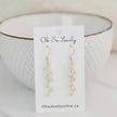 Crystal vine earrings